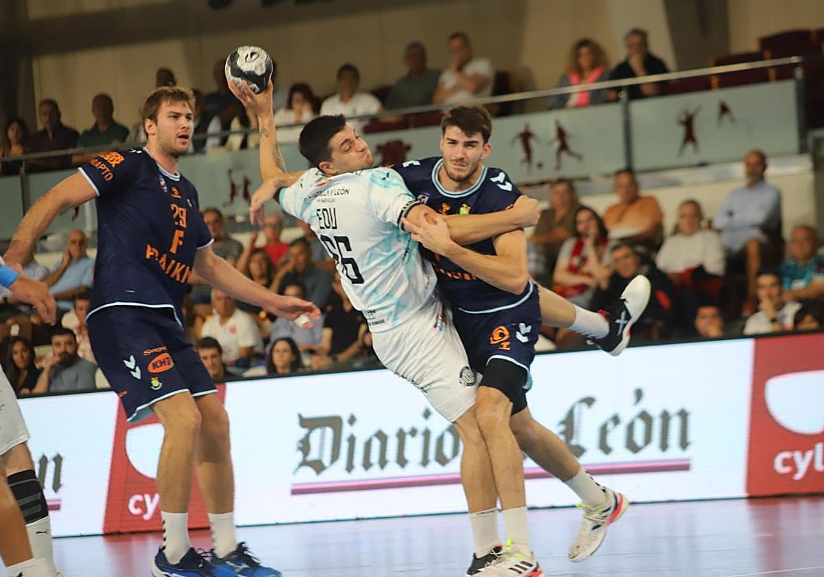 Edu Fernández, en el partido ante Granollers.