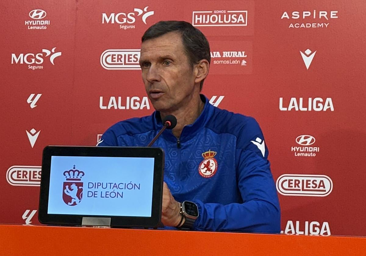 Cuco Ziganda, en la sala de prensa del Reino.
