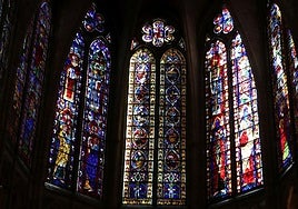 Imágenes de las vidrieras de la Catedral de León