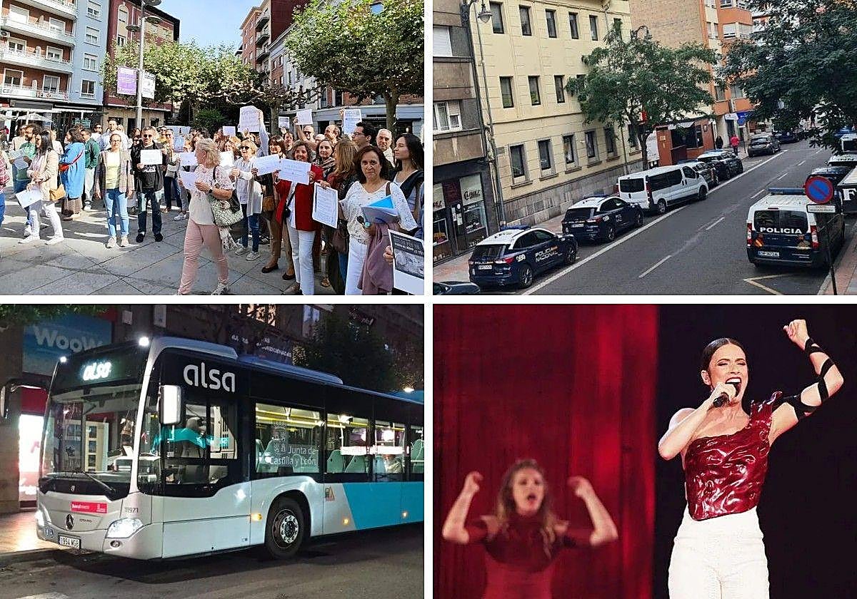 Imágenes del día en León.