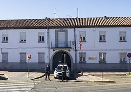 Puesto de mando de la Guardia Civil.