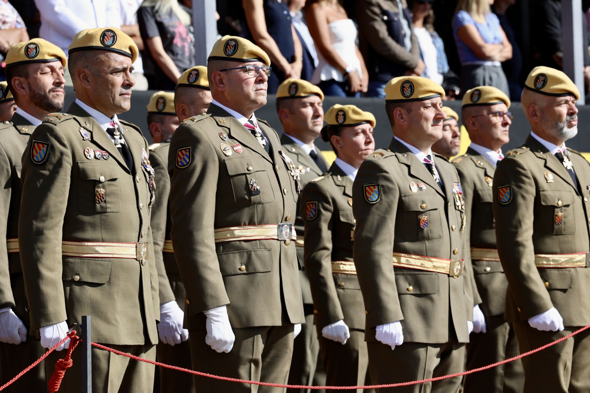 El V Batallón de la UME en León celebra Nuestra Señora del Rosario