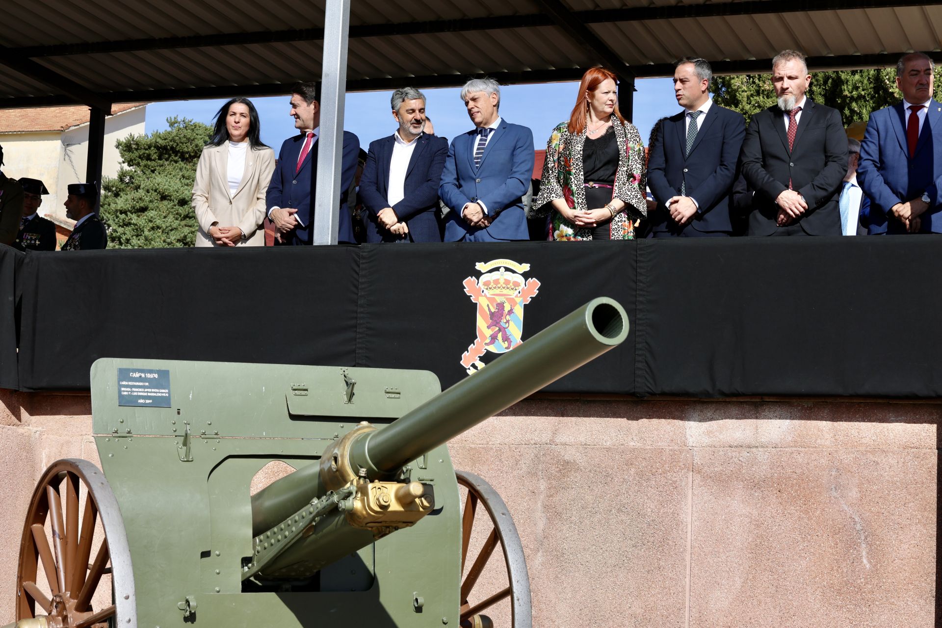 El V Batallón de la UME en León celebra Nuestra Señora del Rosario