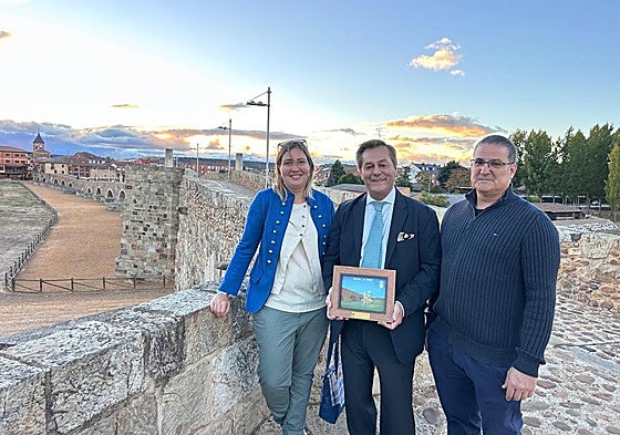 Visita del consul de Bangladesh a Hospital de Órbigo.