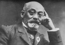 Lázaro Zamenhof, creador del esperanto.