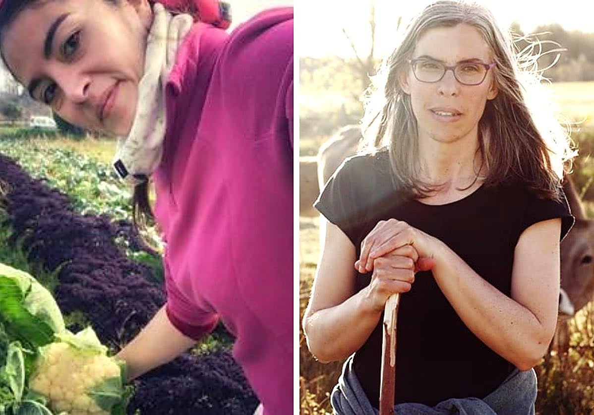 Lucía Arroyo y Flor León.