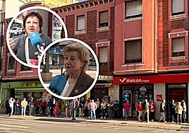 Colas y algunos pensionistas leoneses que buscaban plaza del Imserso.