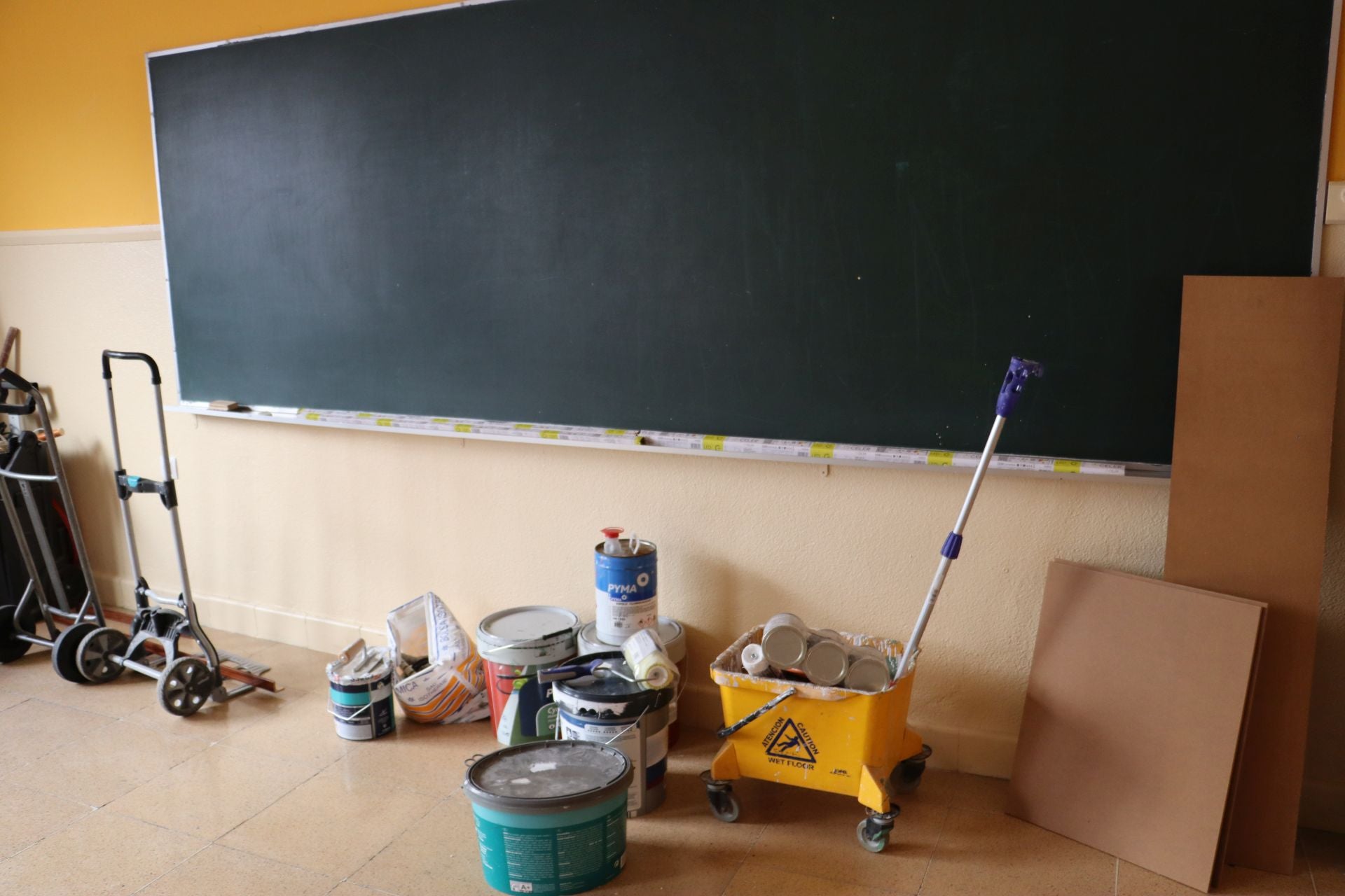 Obras en el Colegio Leonés de San Isidoro