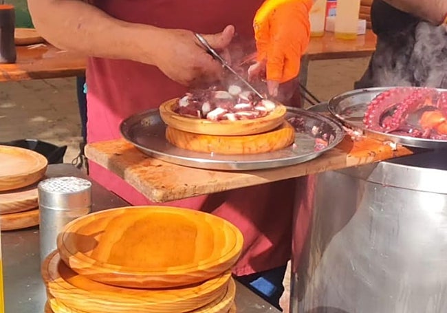 Un buen pulpo de la Feriona