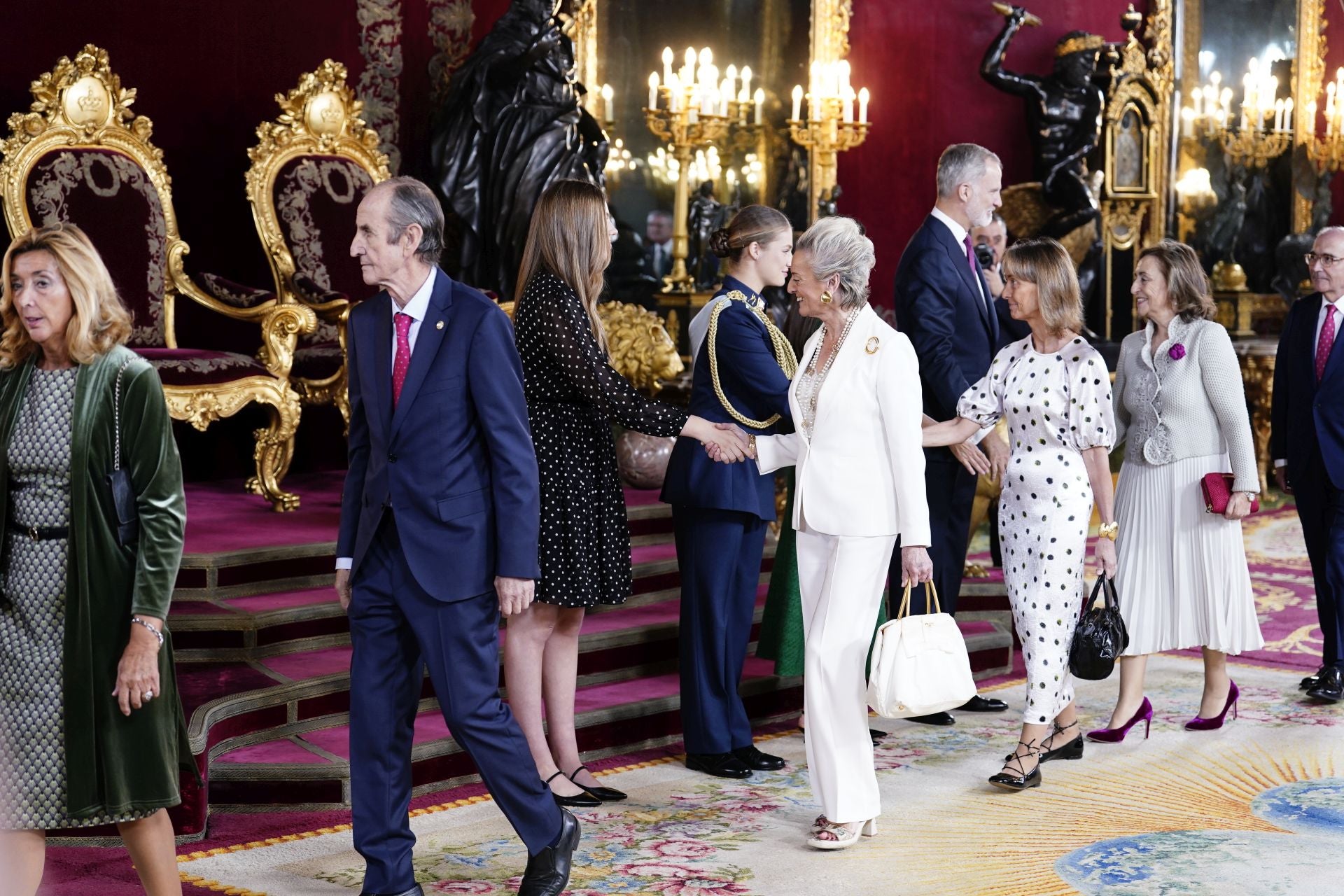 Las imágenes de la recepción con motivo del día de la Fiesta Nacional