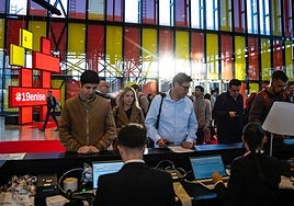 Inauguración del Enise en el Palacio de Exposiciones de León.