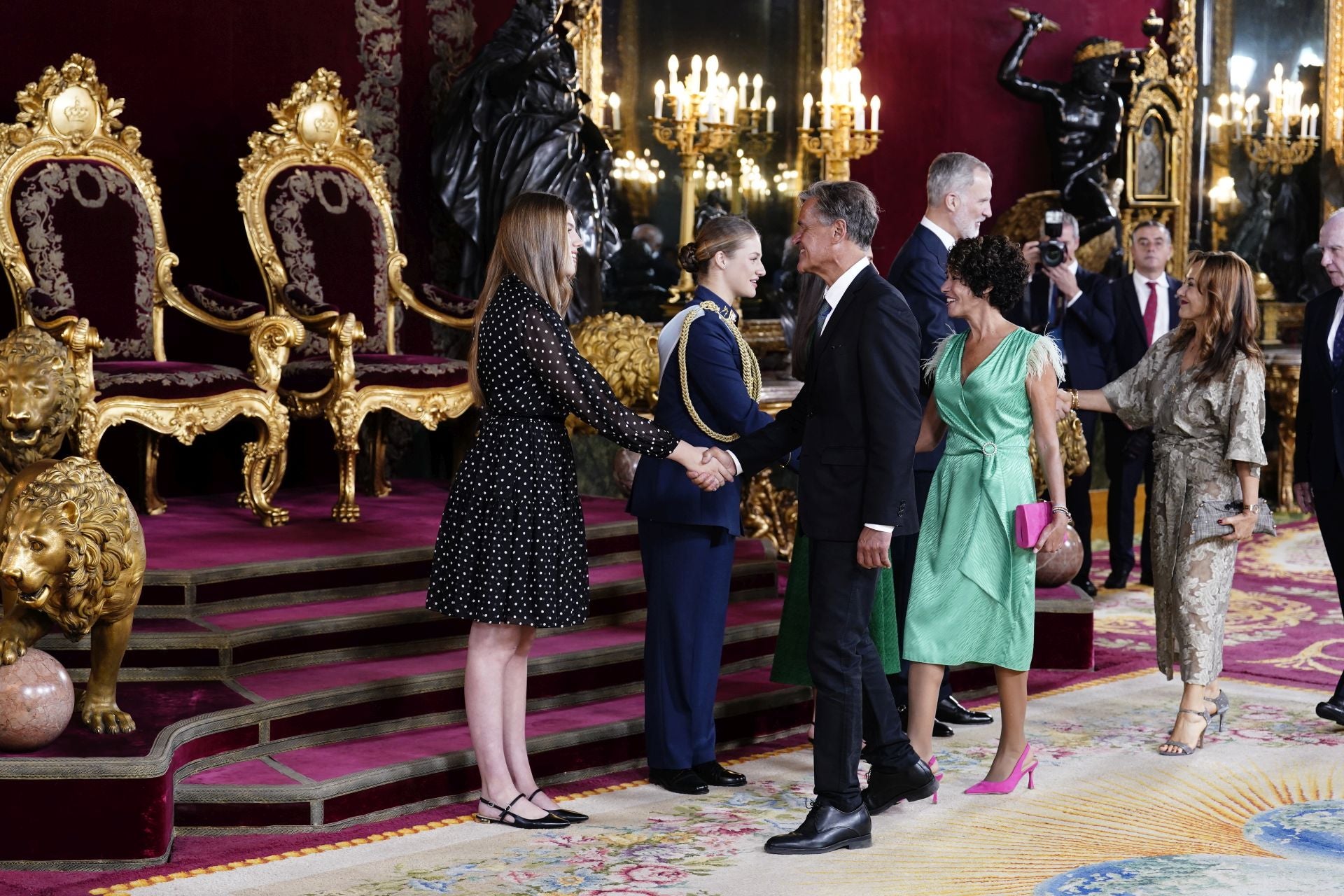 Las imágenes de la recepción con motivo del día de la Fiesta Nacional