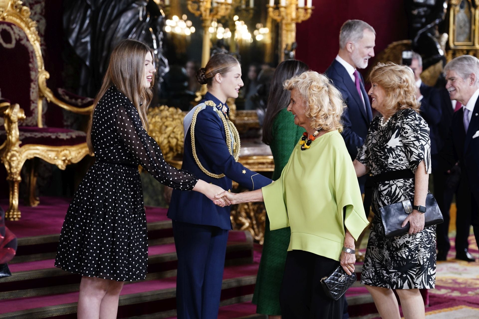 Las imágenes de la recepción con motivo del día de la Fiesta Nacional