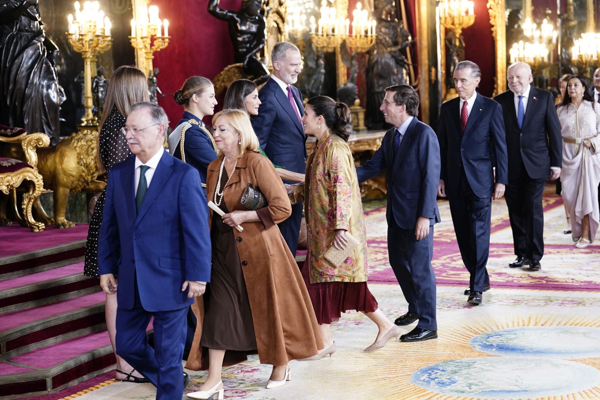 Las imágenes de la recepción con motivo del día de la Fiesta Nacional