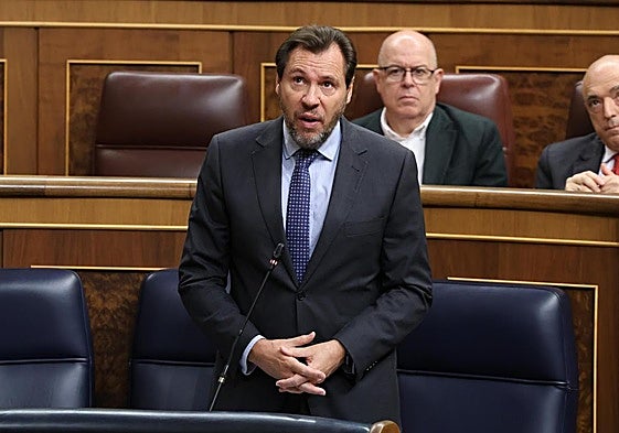 Óscar Puente en el Congreso.