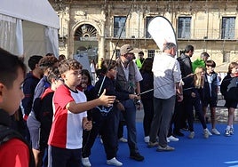 Imagen de las jornadas de pesca en el centro de León