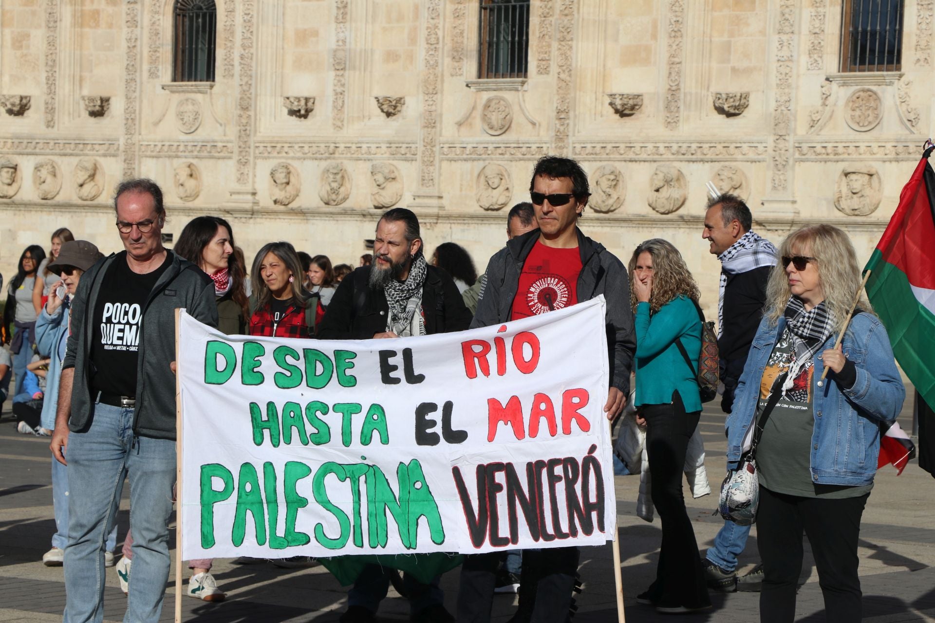 Las imágenes de la manifestación por Palestina en León