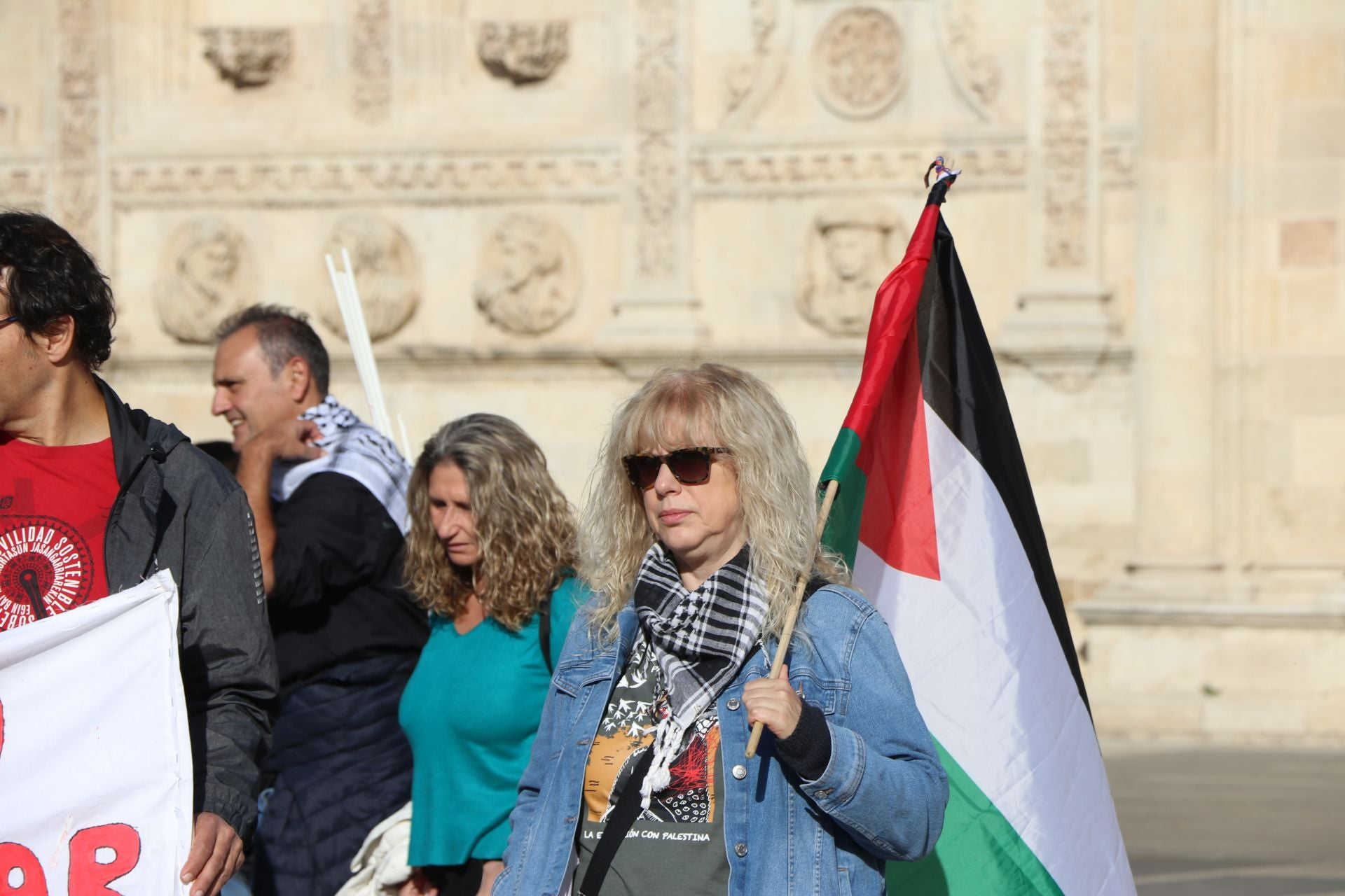 Las imágenes de la manifestación por Palestina en León