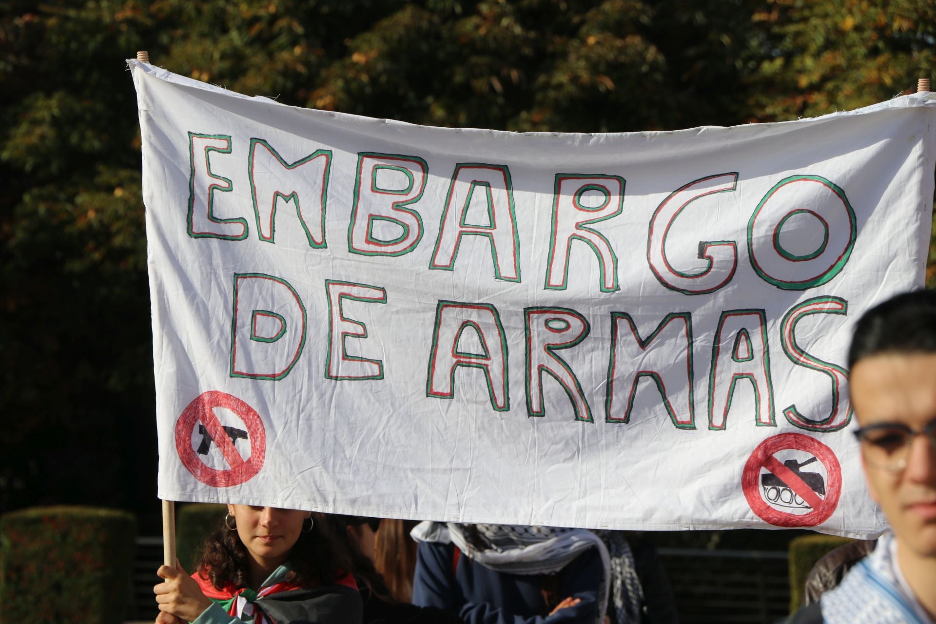 Las imágenes de la manifestación por Palestina en León