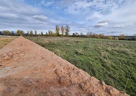 Parcela destinada al centro de salud de Villaquilambre.
