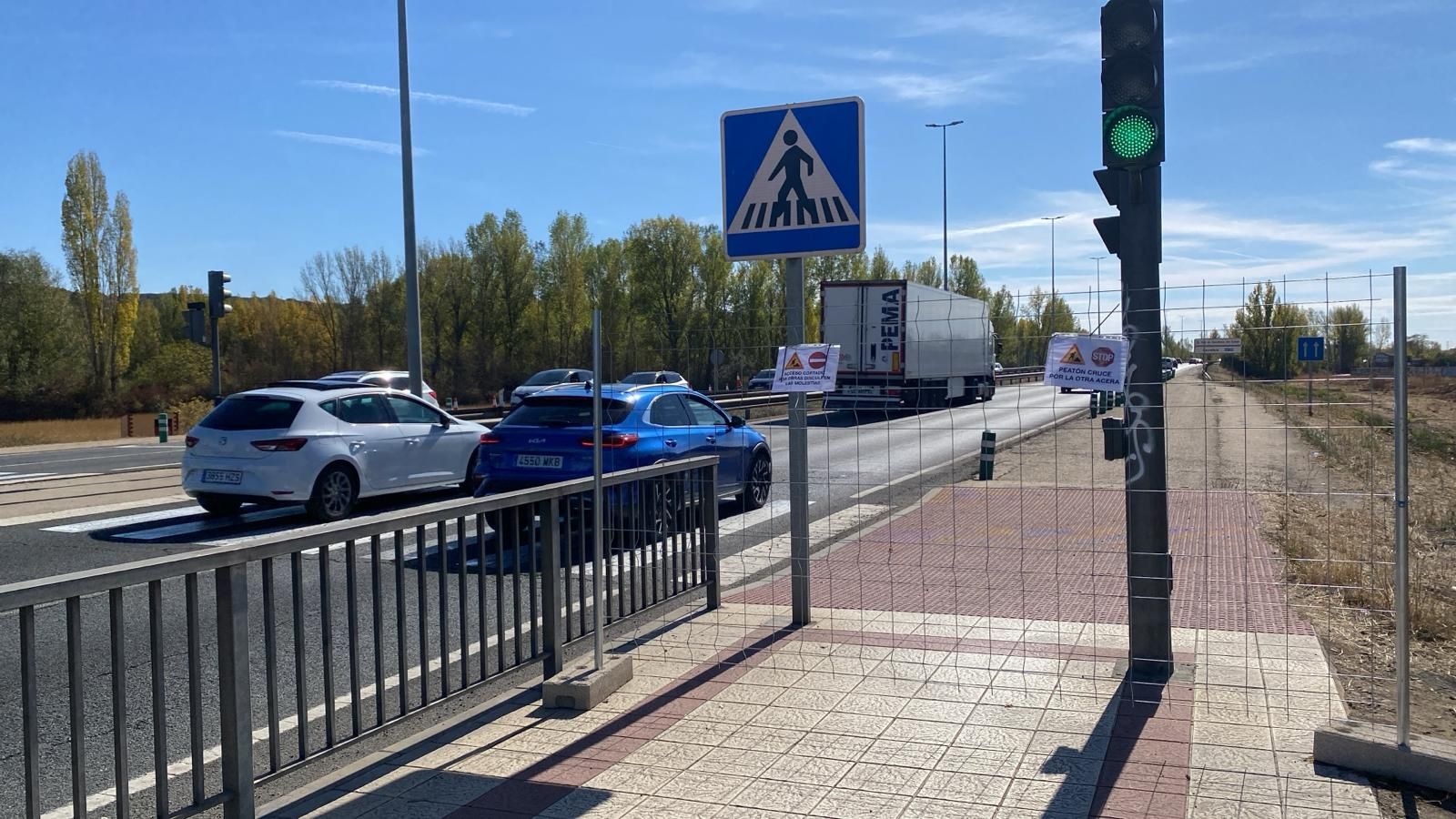 Las imágenes de los primeros cortes de la obra del soterramiento en La Granja