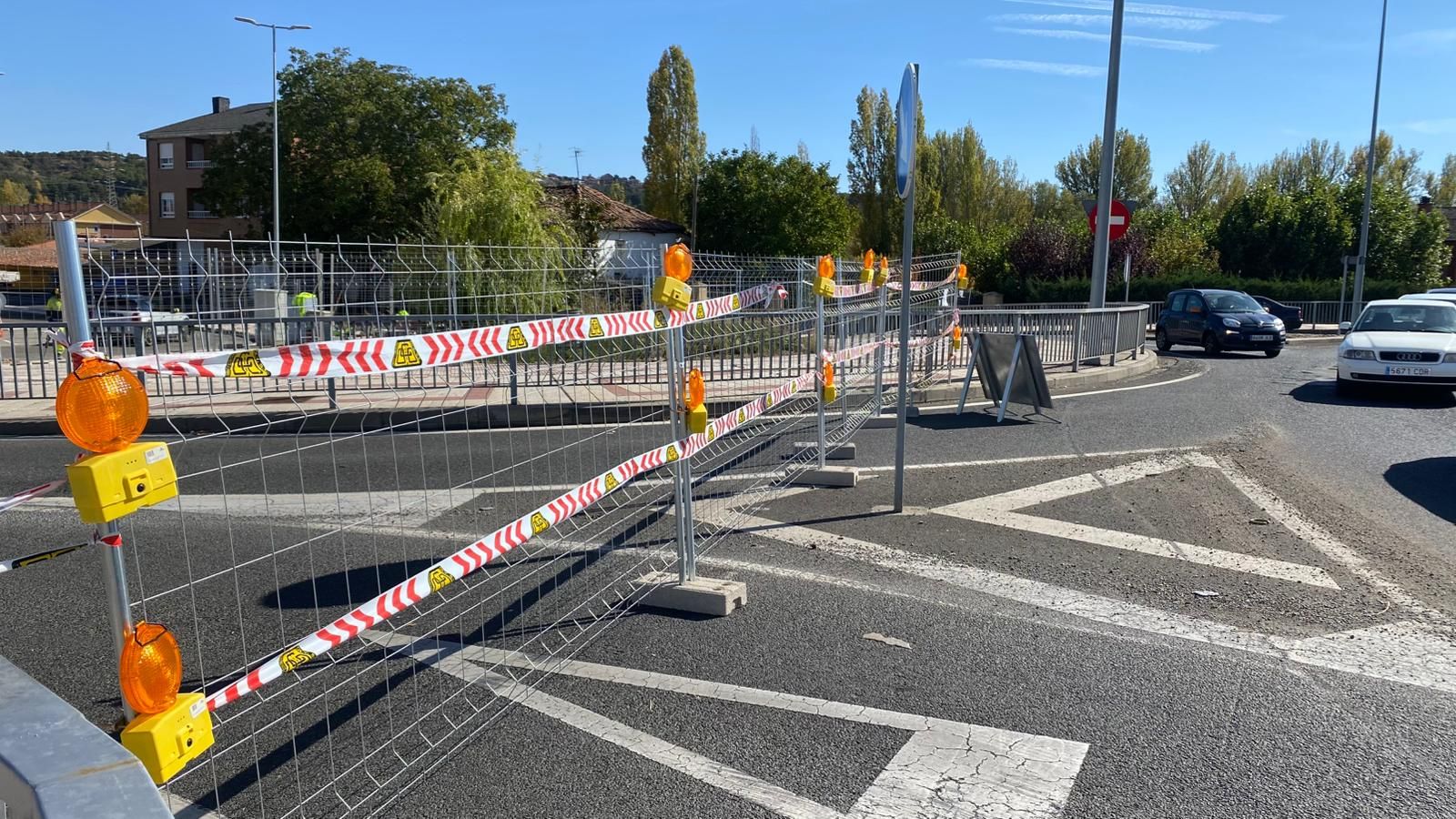 Las imágenes de los primeros cortes de la obra del soterramiento en La Granja