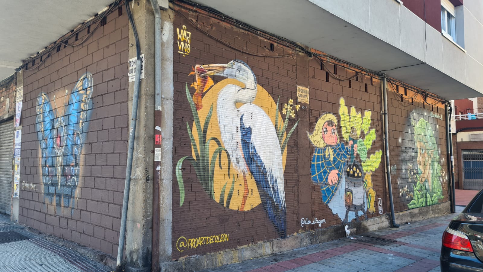 Los murales de la calle Doña Urraca