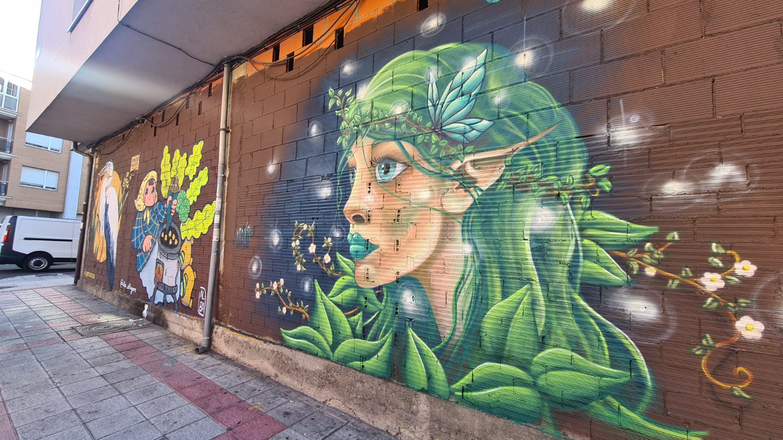 Los murales de la calle Doña Urraca
