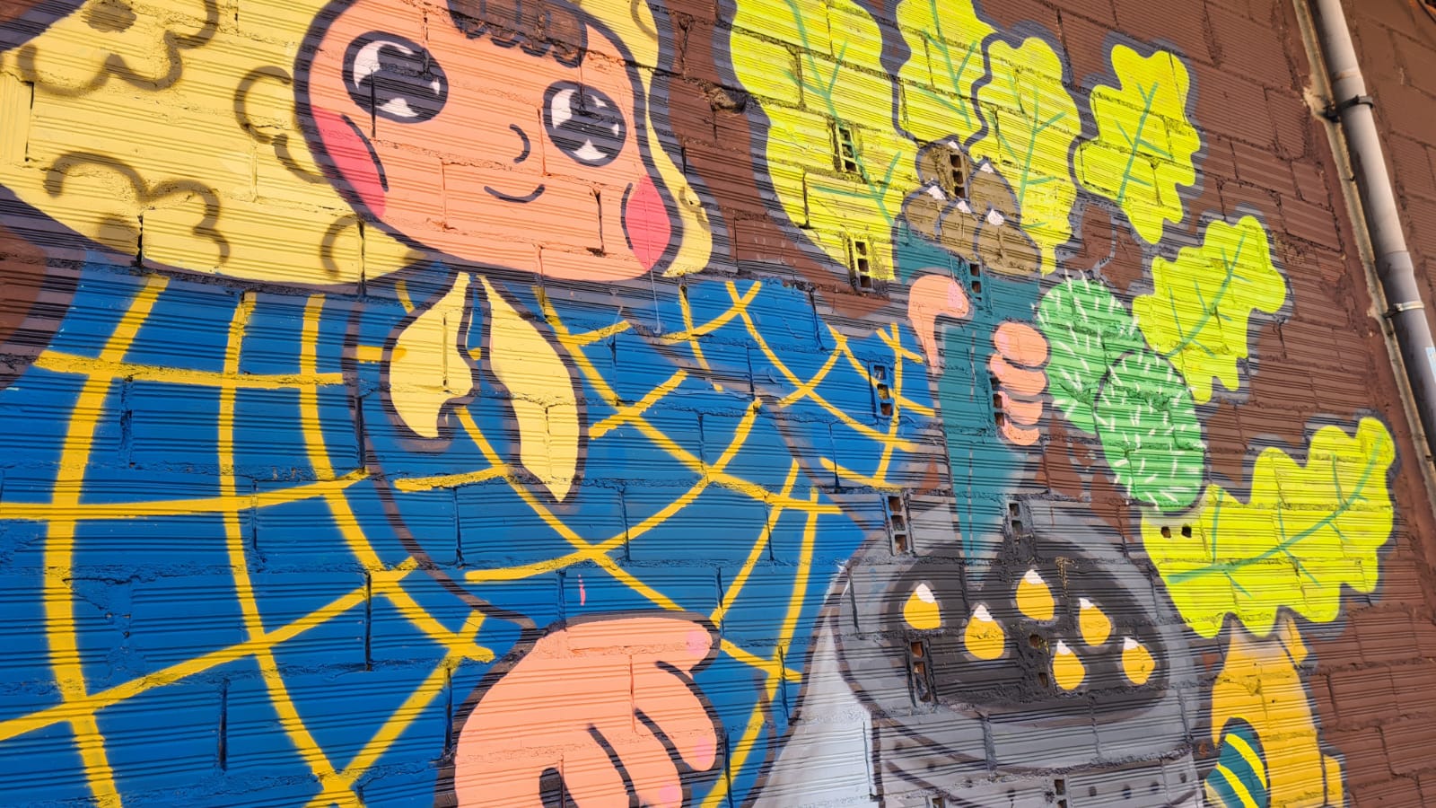 Los murales de la calle Doña Urraca