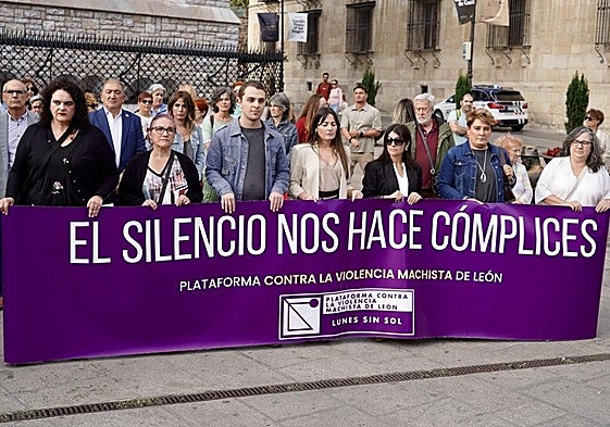 Plataforma contra la violencia machista de León.