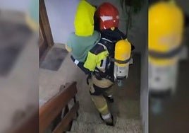 Imagen de la evacuación.