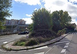 El entorno de la presa del Bernesga entre las calles Los Velillas y Limonar de Cuba.