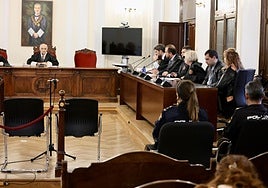 Sala de la Audiencia Provincial de León.