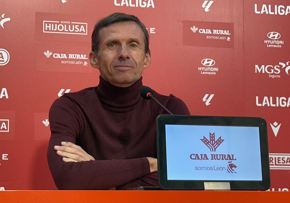 Cuco Ziganda, en sala de prensa.