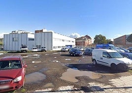 Aparcamiento que se rehabilitará.