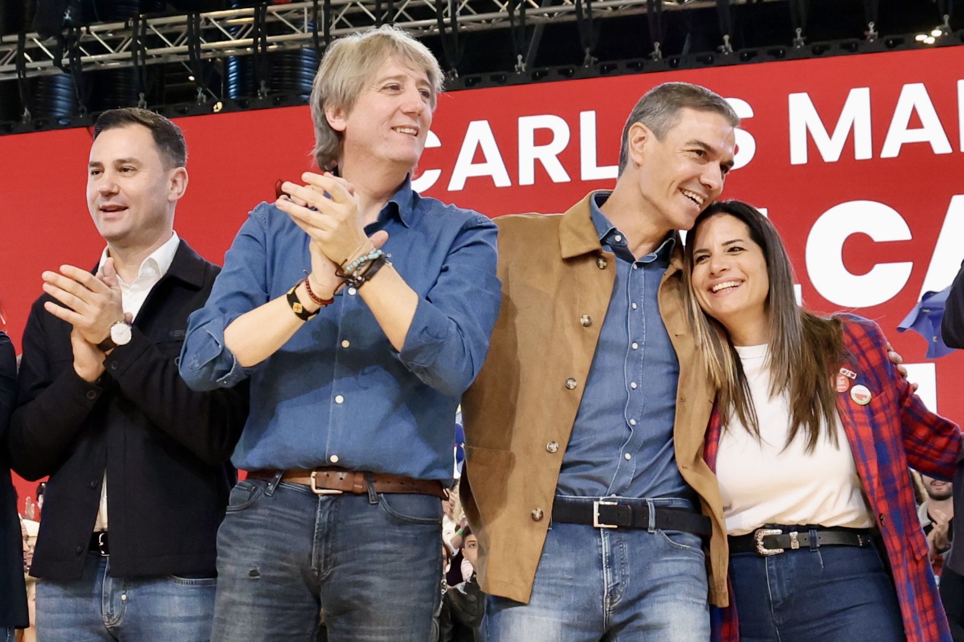 El acto del PSOE con Sánchez en León, en imágenes