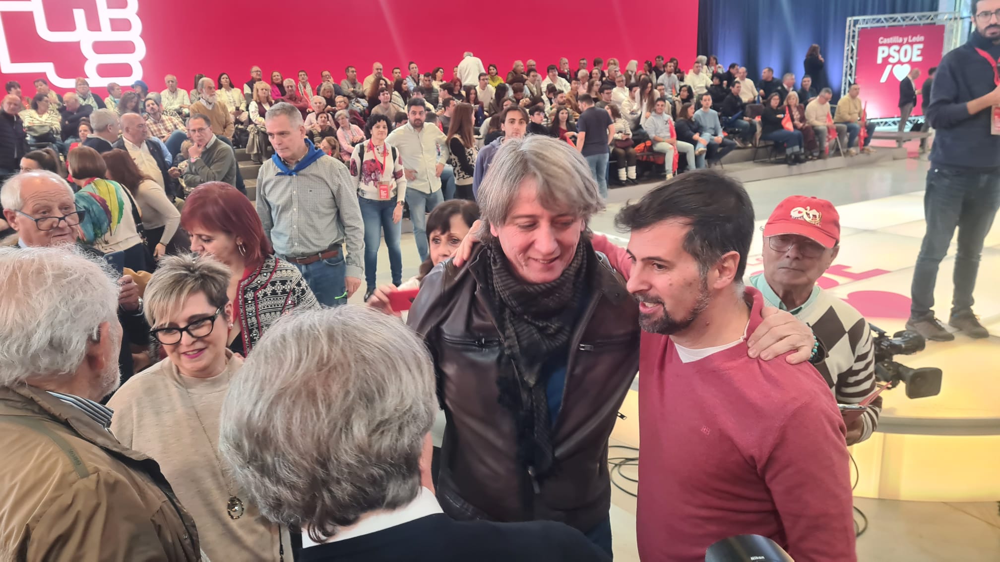 Las imágenes del acto de Sánchez con el PSOE en León