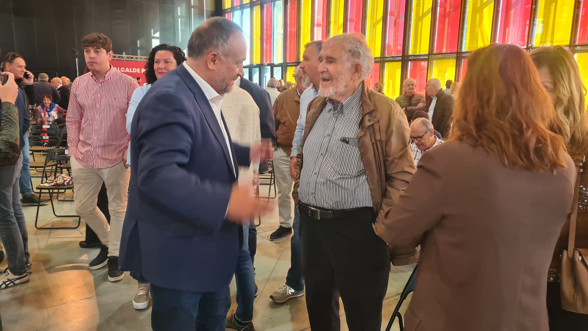 Las imágenes del acto de Sánchez con el PSOE en León