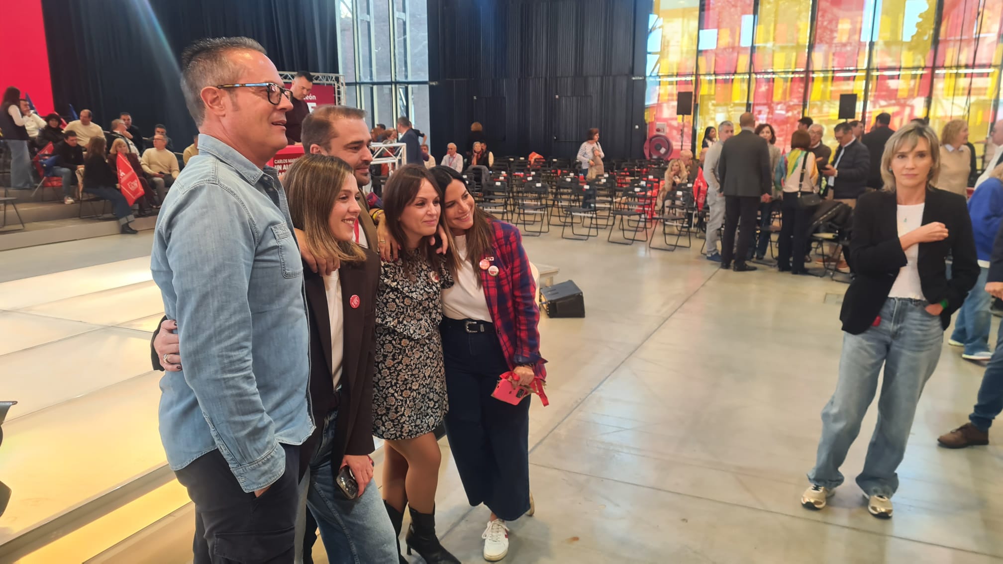 Las imágenes del acto de Sánchez con el PSOE en León