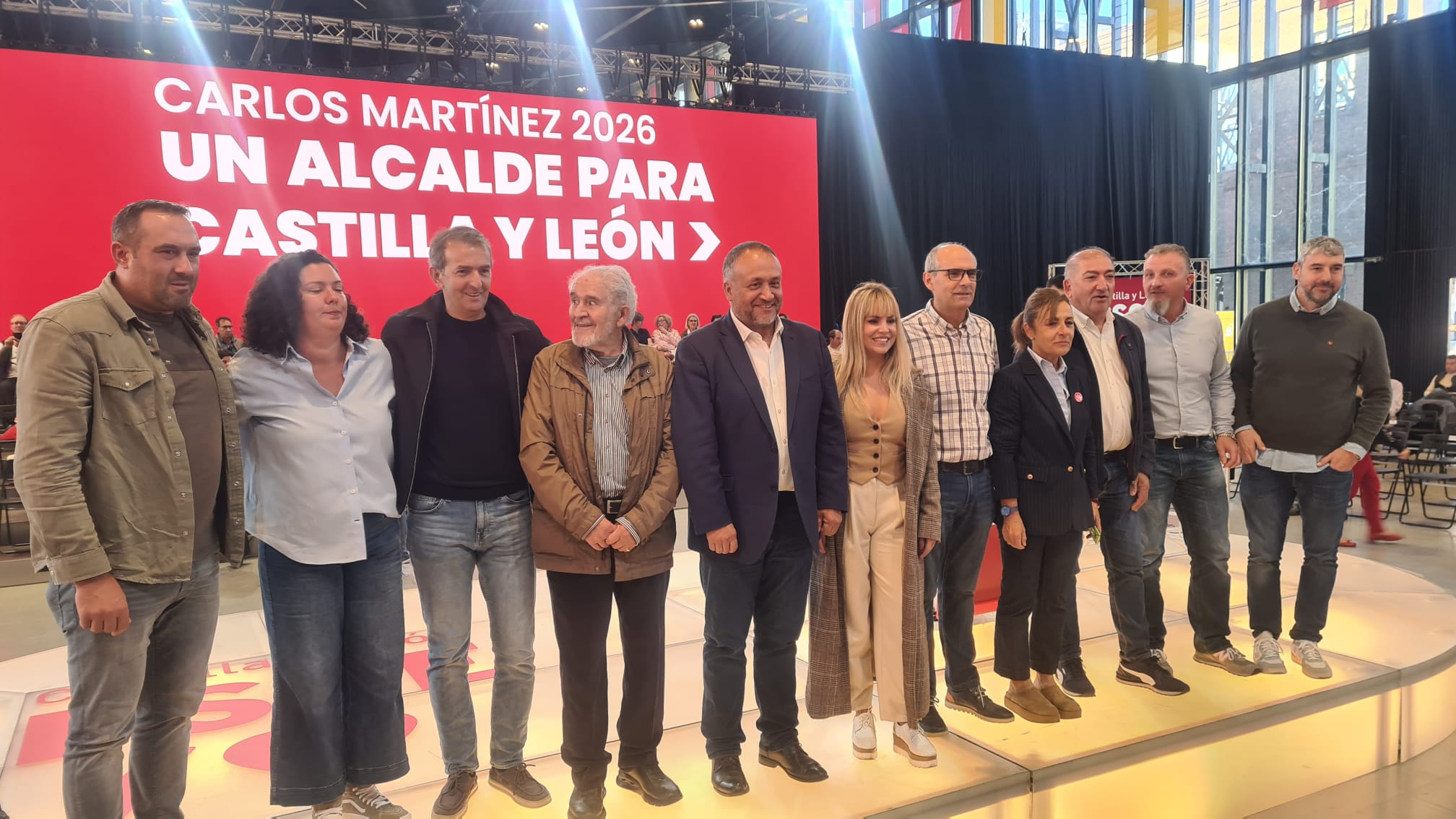 Las imágenes del acto de Sánchez con el PSOE en León