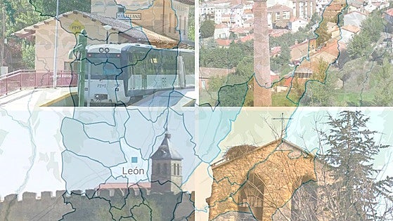 León capital estira su influencia a 60 kilómetros con mucha más extensión y no tantos habitantes
