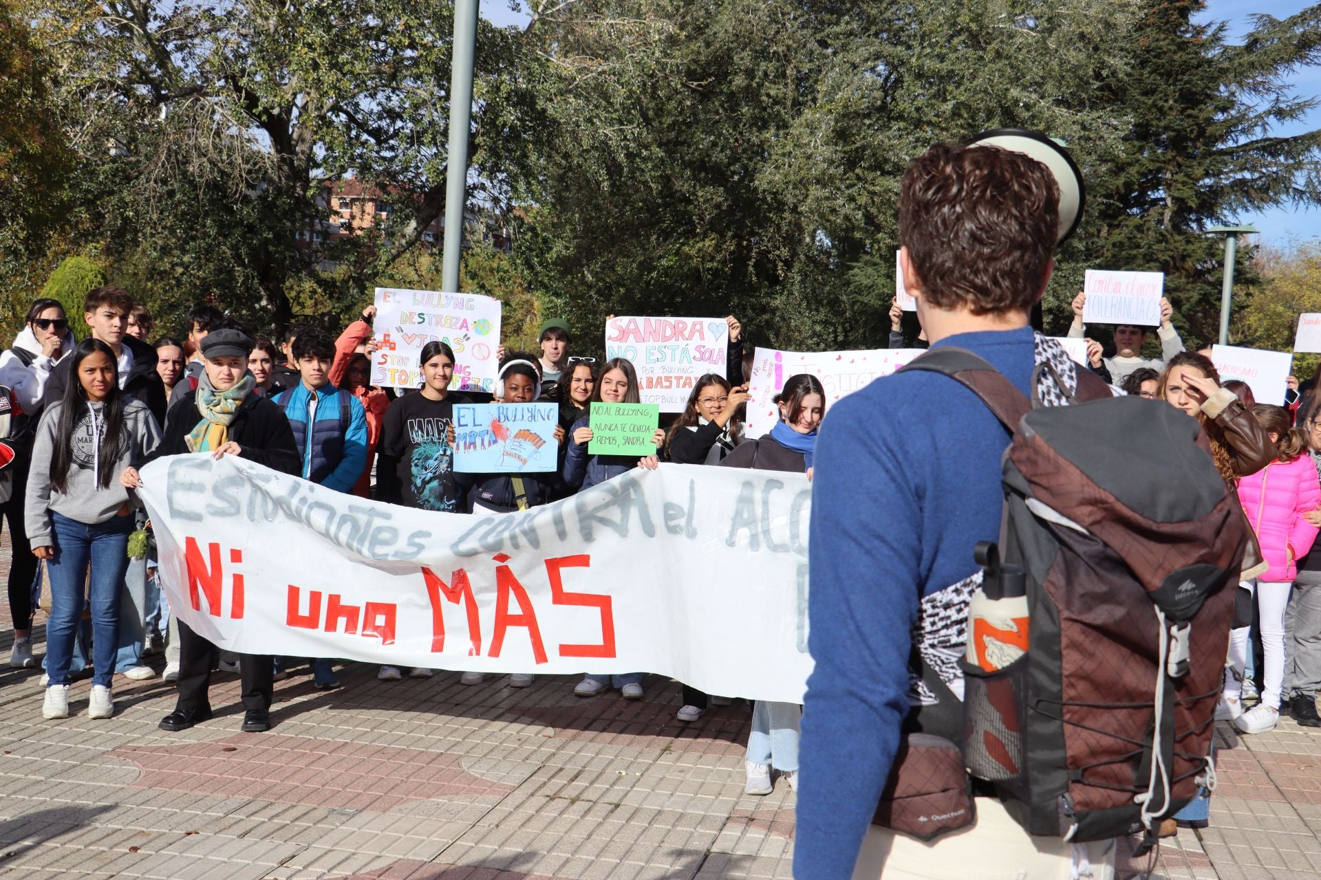 Manifestación en León contra el acoso escolar