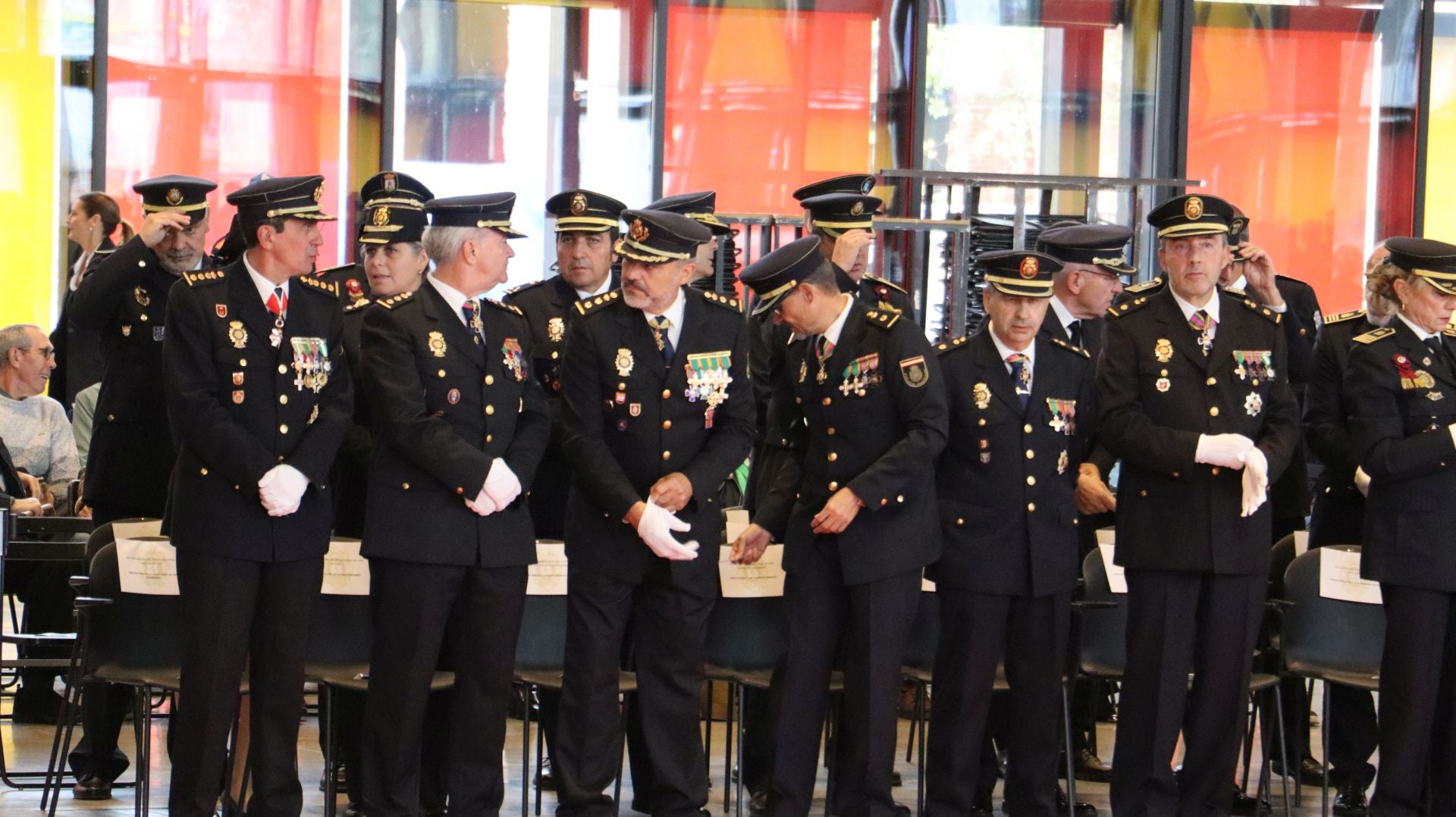 Las imágenes del homenaje de León a la Policía Local