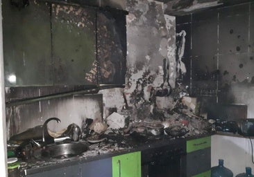 Herido un hombre en el incendio de una vivienda en Astorga
