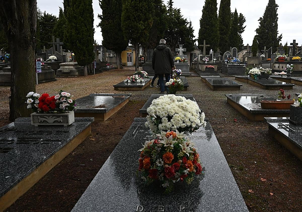 Imagen principal - El cementerio de León por Todos los Santos.