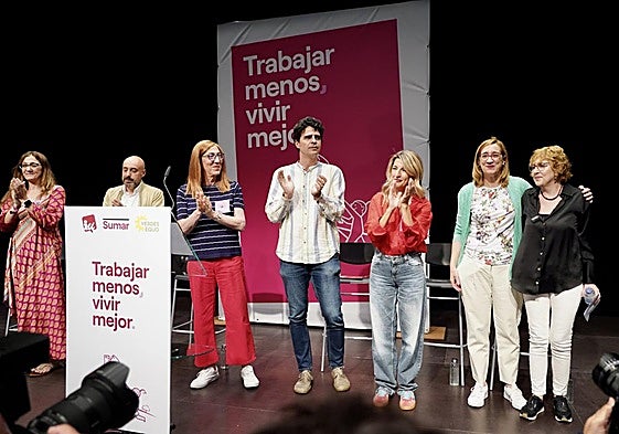 Acto en Valladolid con la ministra Yolanda Díaz.