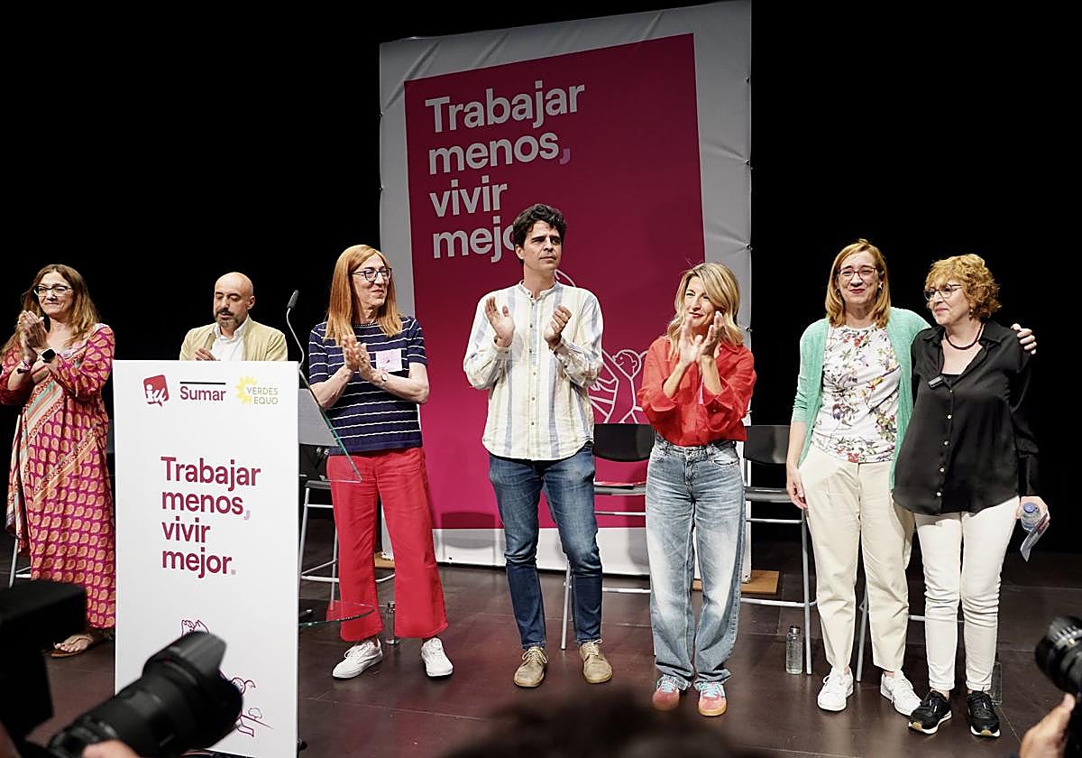 Acto en Valladolid con la ministra Yolanda Díaz.