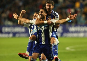 El balón parado da otro empujón a la Deportiva