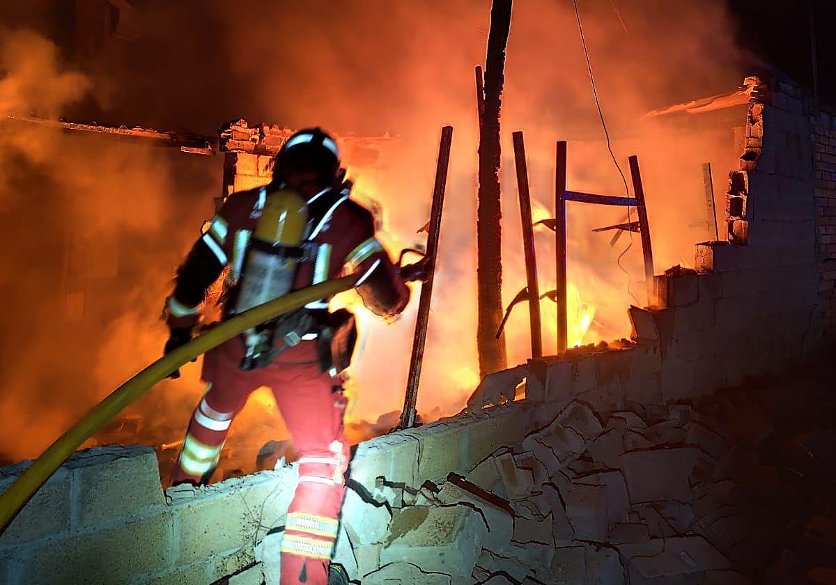 Incendio en una vivienda de Astorga.