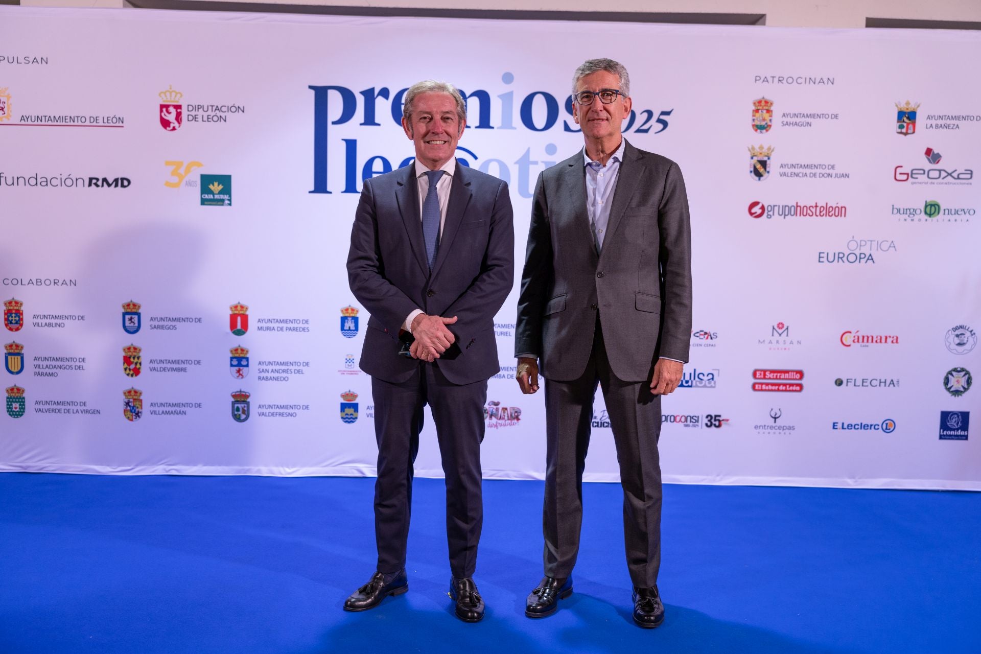 Javier Vega y Javier Sanz, de la Cámara de Comercio de León.